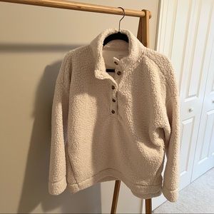 Aerie Cloud Sherpa Oversized Pullover